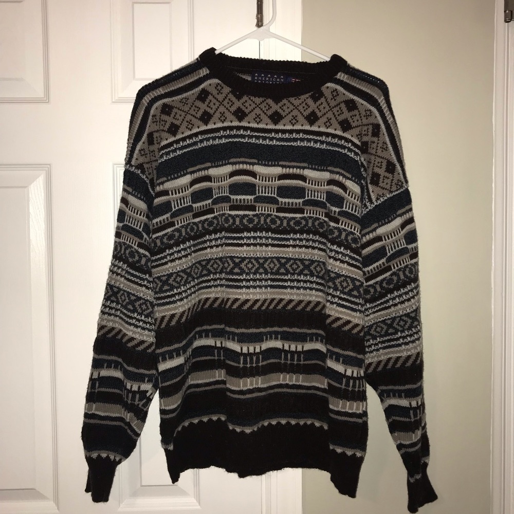patterned sweater